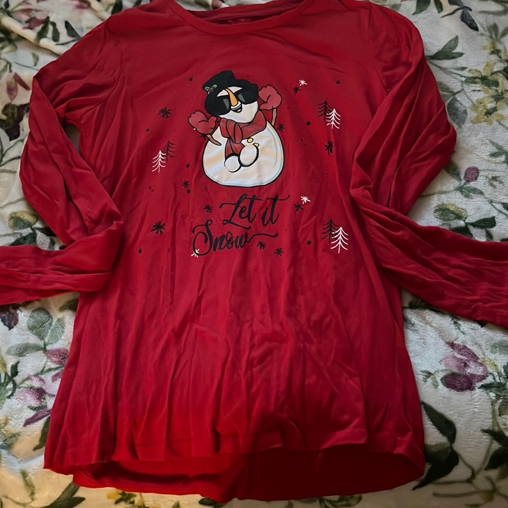 Christmas “Let it Snow” shirt